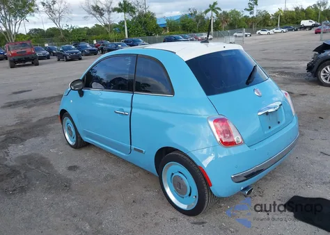 2015 Fiat 500 1957 Edition from USA, damaged, VIN 3C3CFFCR1FT570727